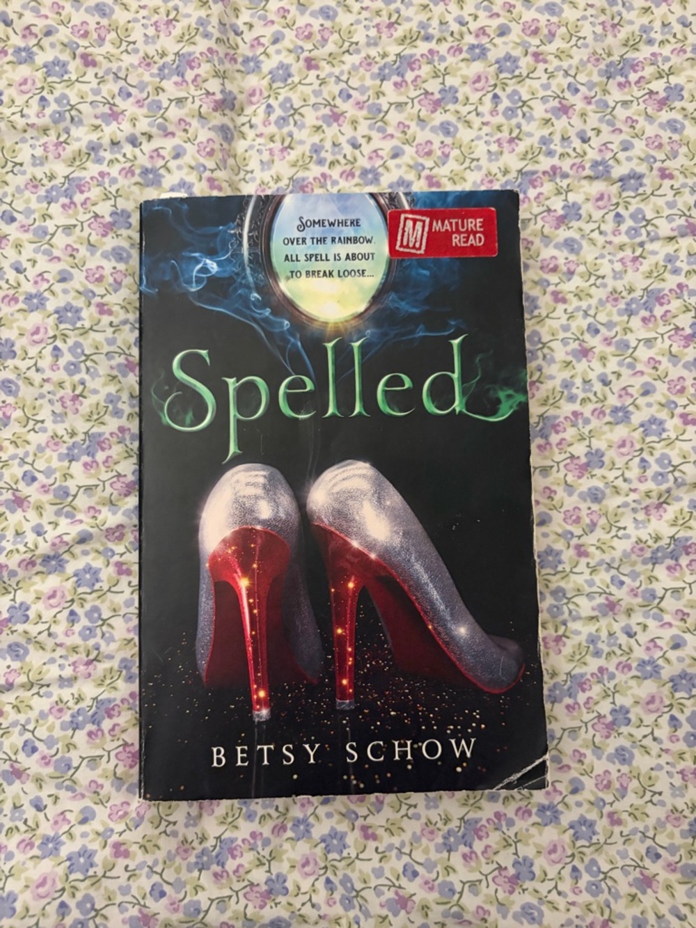Spelled by — Women's Silver and Red High Heels Graphic